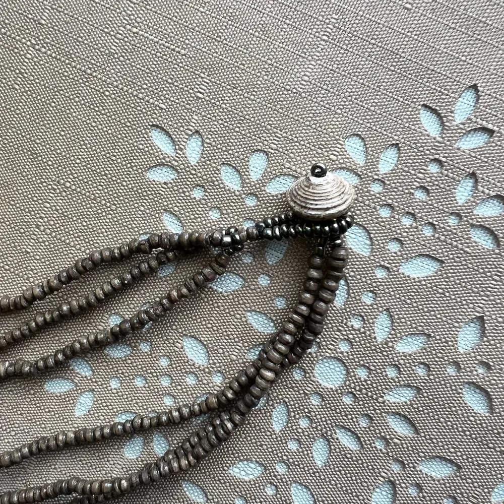 NWOT Real Simple Style Safari Tribal Beaded Bracelet & Necklace Matching Set